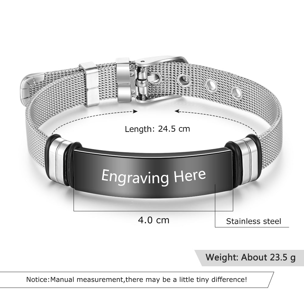 Stainless Steel Medical Bracelet