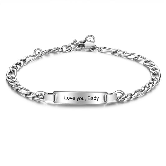 Personal Stainless Steel Name Bracelet