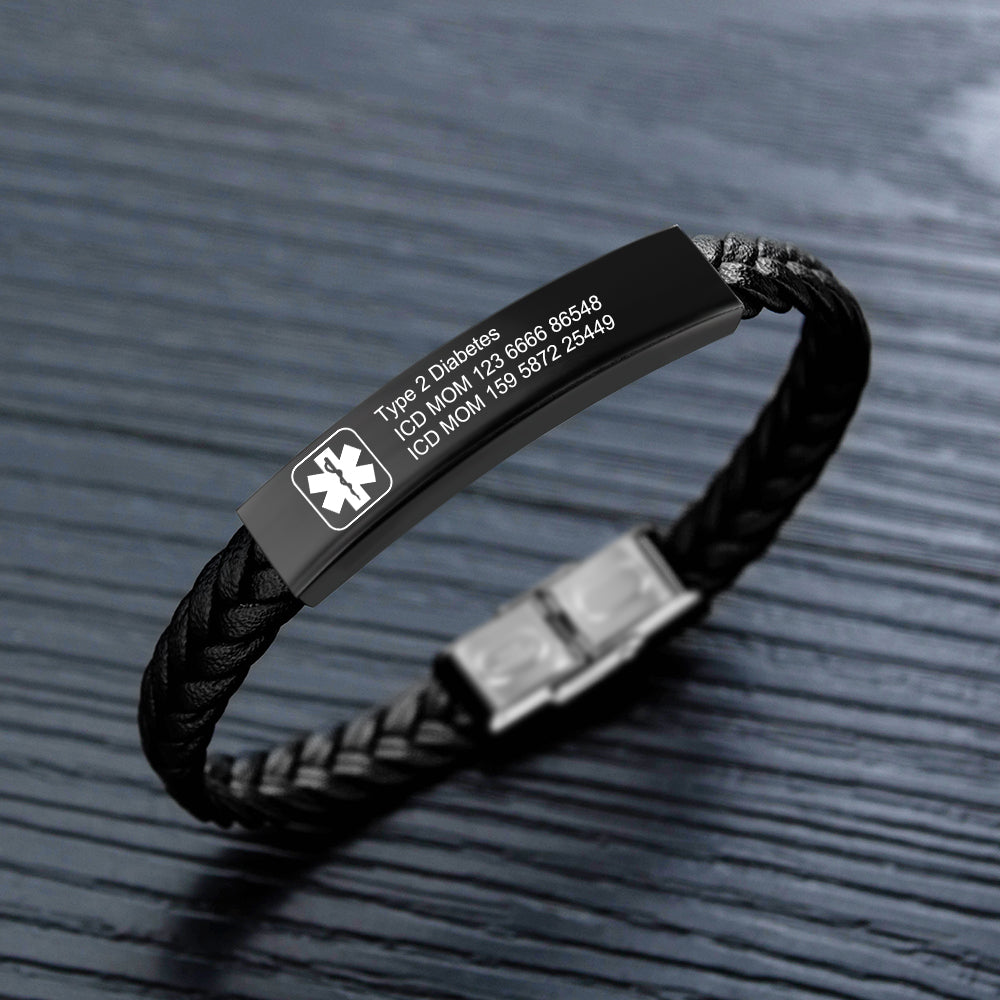 Custom Engraving Stainless Steel Bracelet