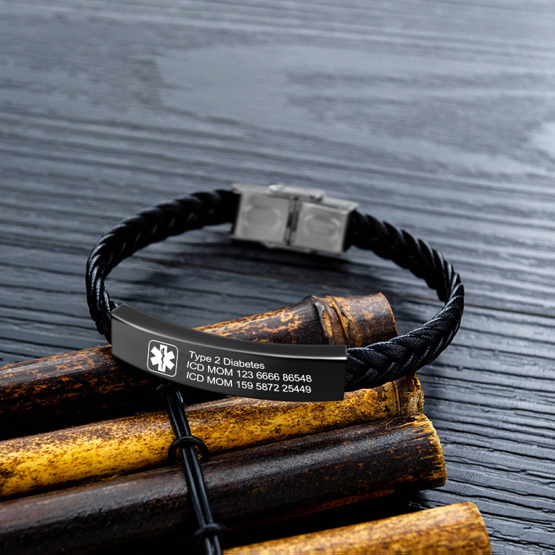 Custom Engraving Stainless Steel Bracelet