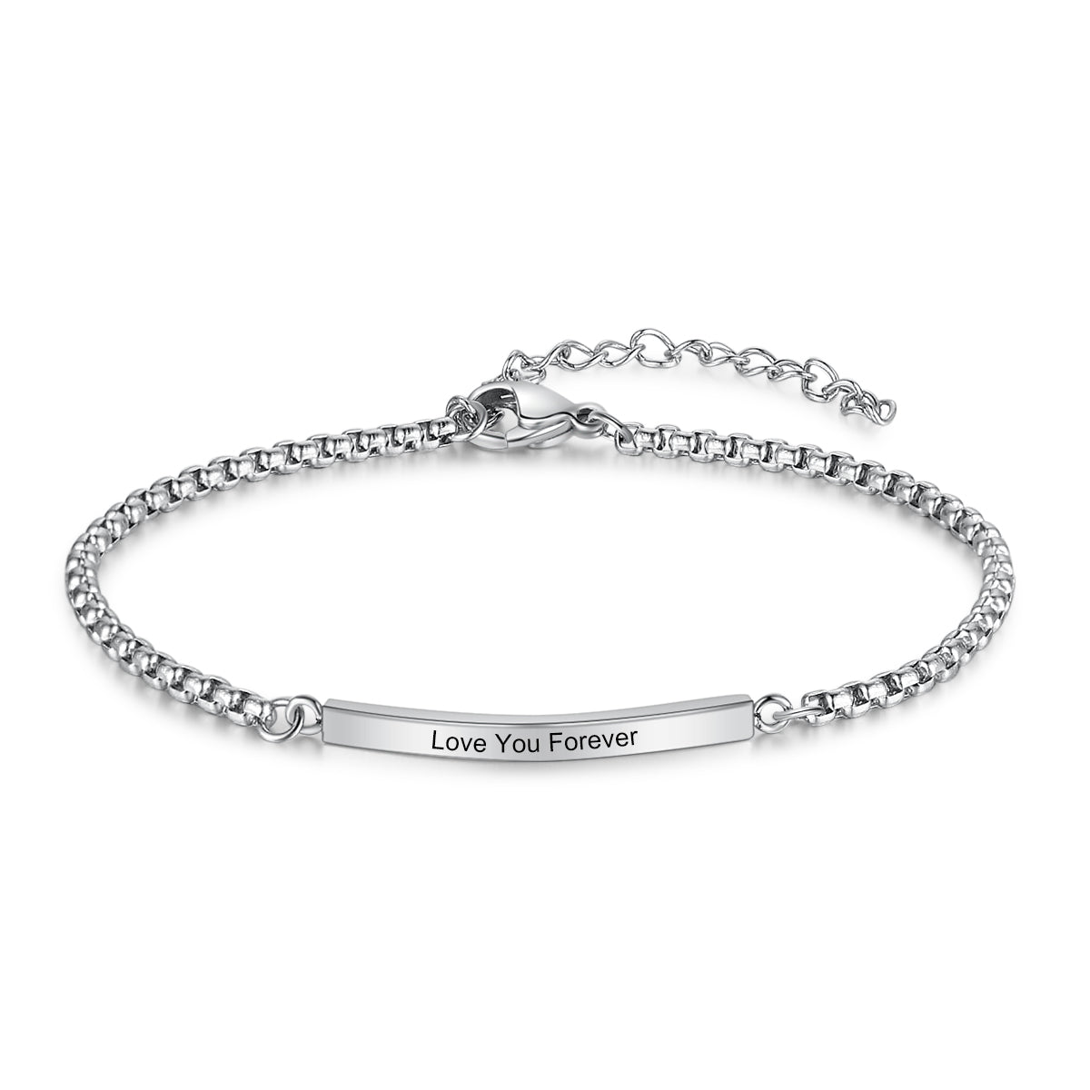 Engraving Stainless Steel Bracelet