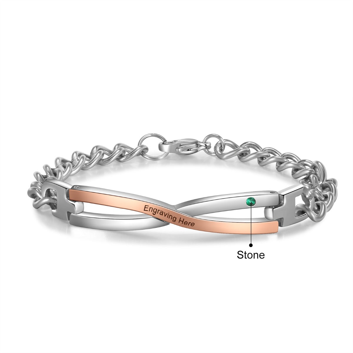 Stainless Steel Couple Bracelet