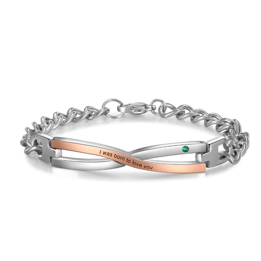 Stainless Steel Couple Bracelet