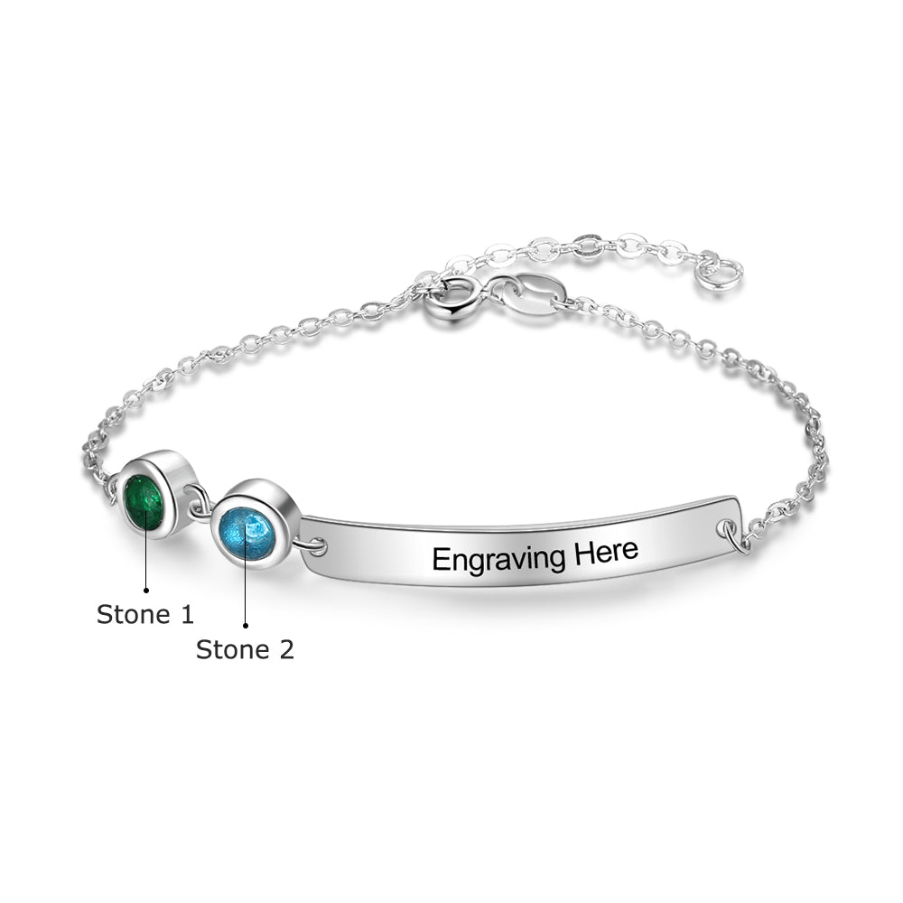 Custom Birthstone Bracelet