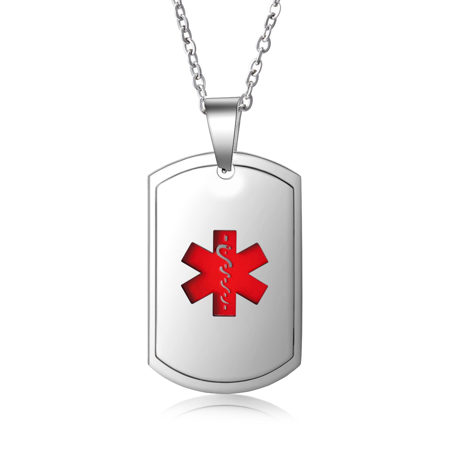 Custom Stainless Steel Medical Necklace