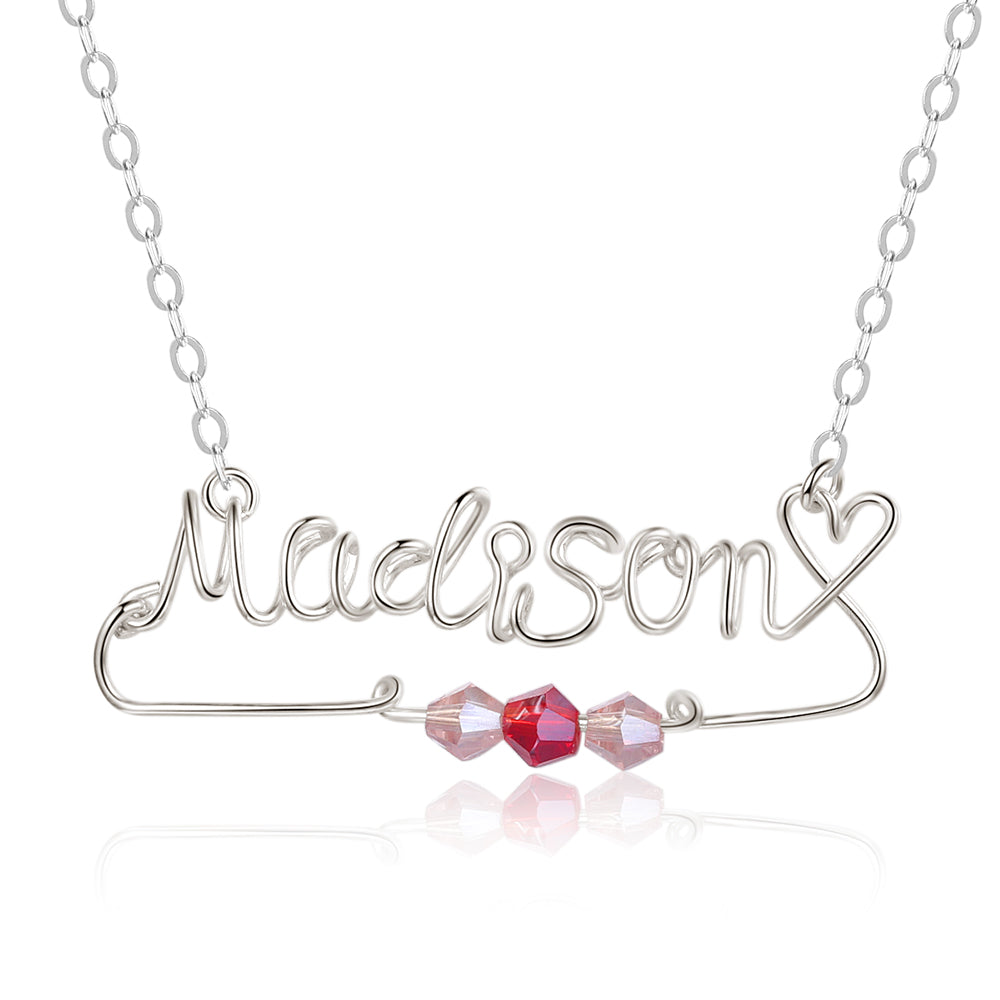 925 Silver Custom Name Necklace