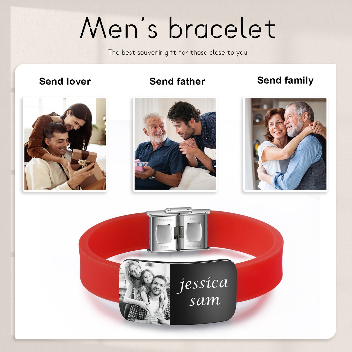 Custom Photo Bracelet