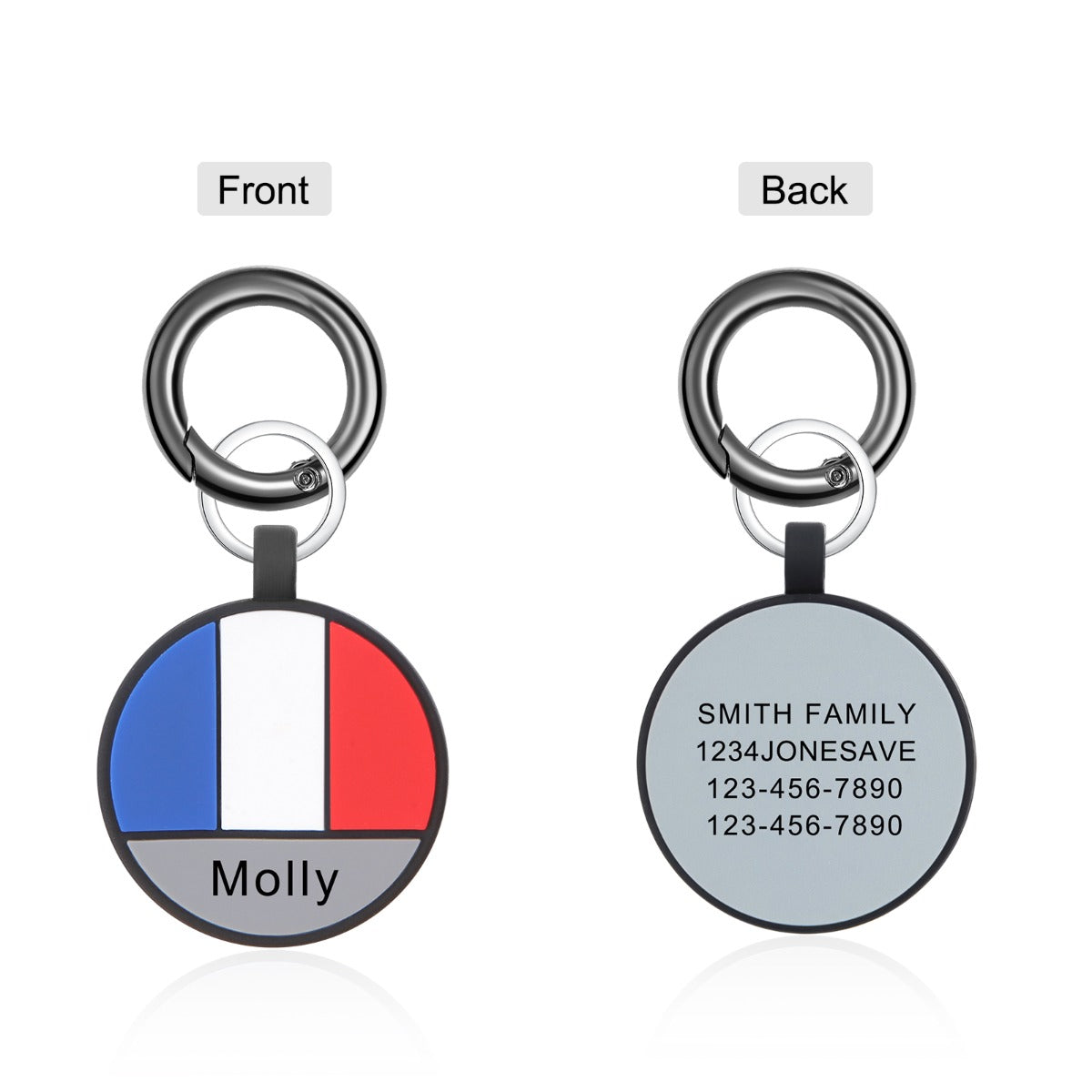 Personalized Silica Gel Custom Dog Tag