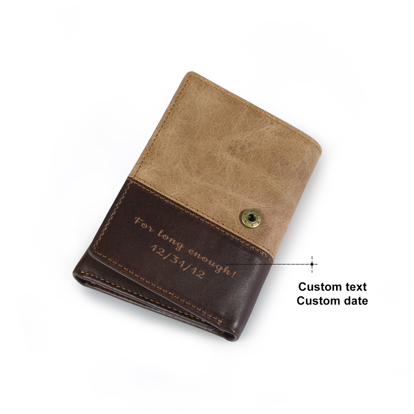 PU Leather Custom Photo Wallet