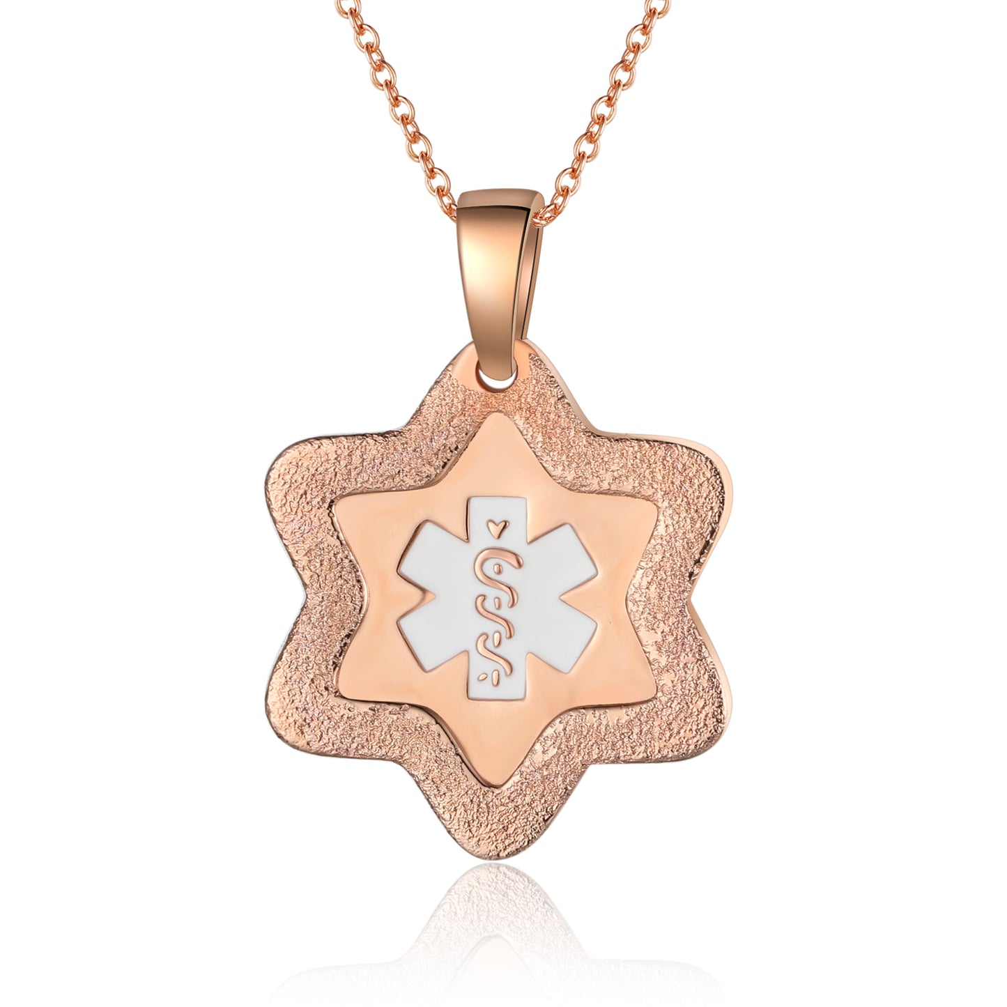 Custom Name Medical Star Necklace