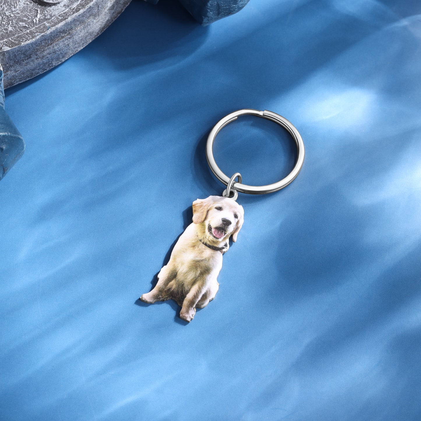 Custom Animal Photo Keychain