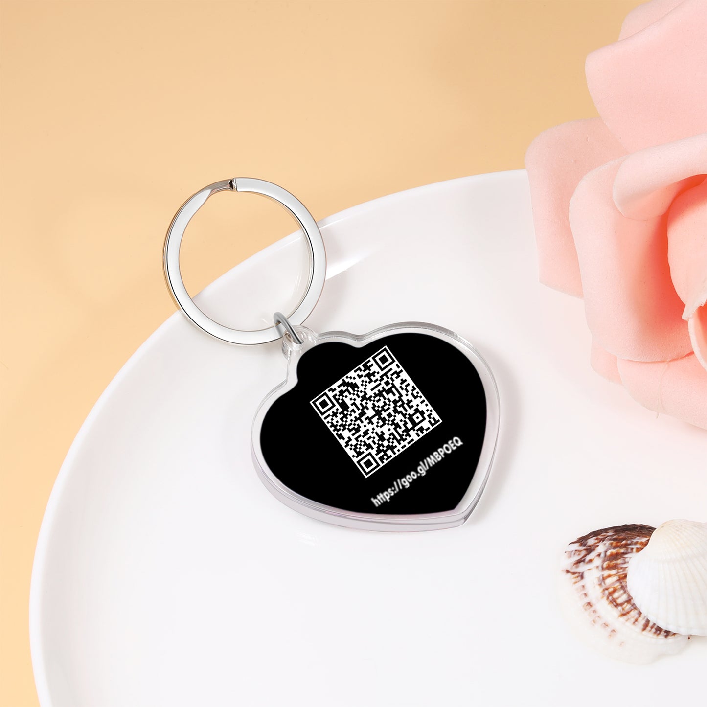 Custom Photo Heart Dog Tag