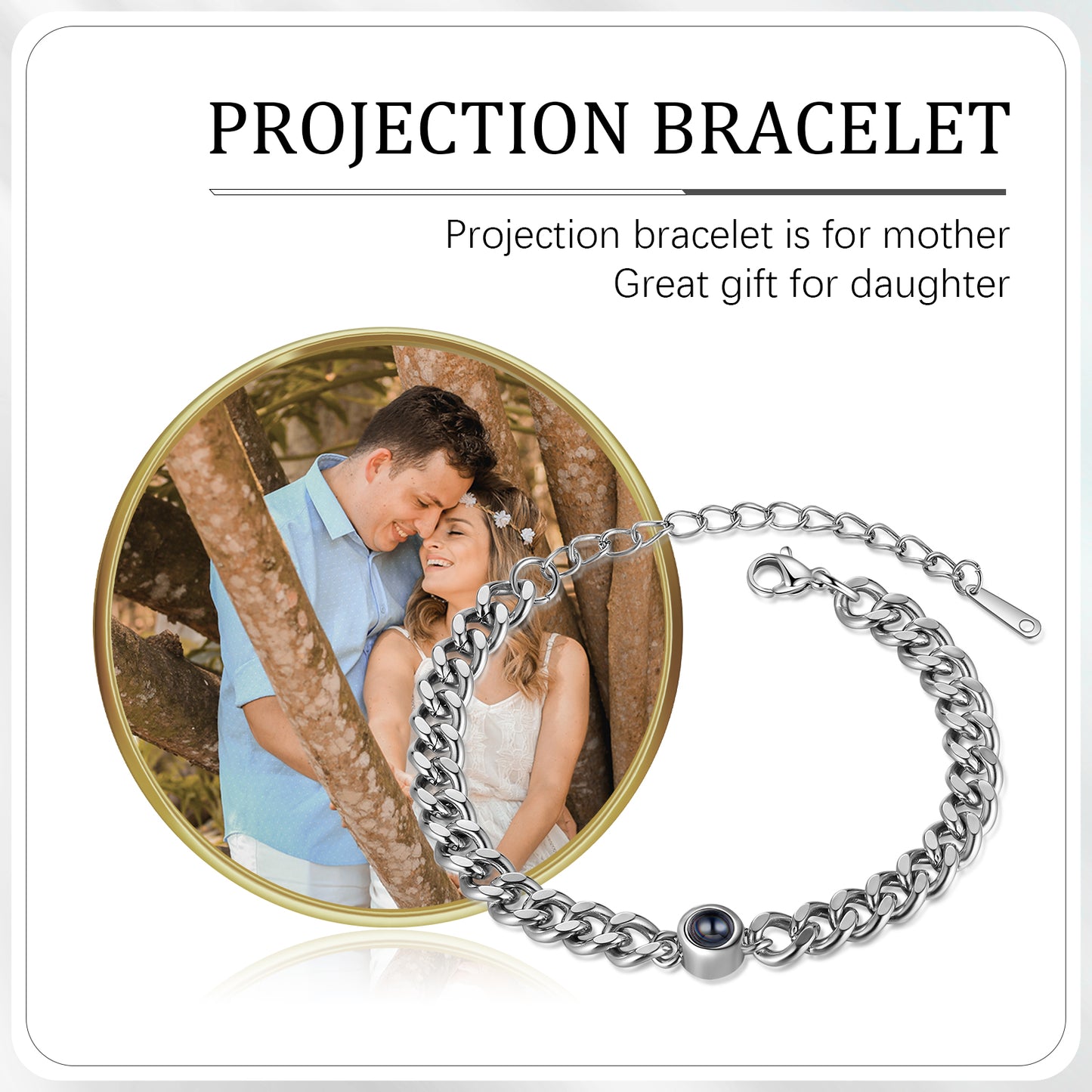 Custom Photo Projection Bracelet