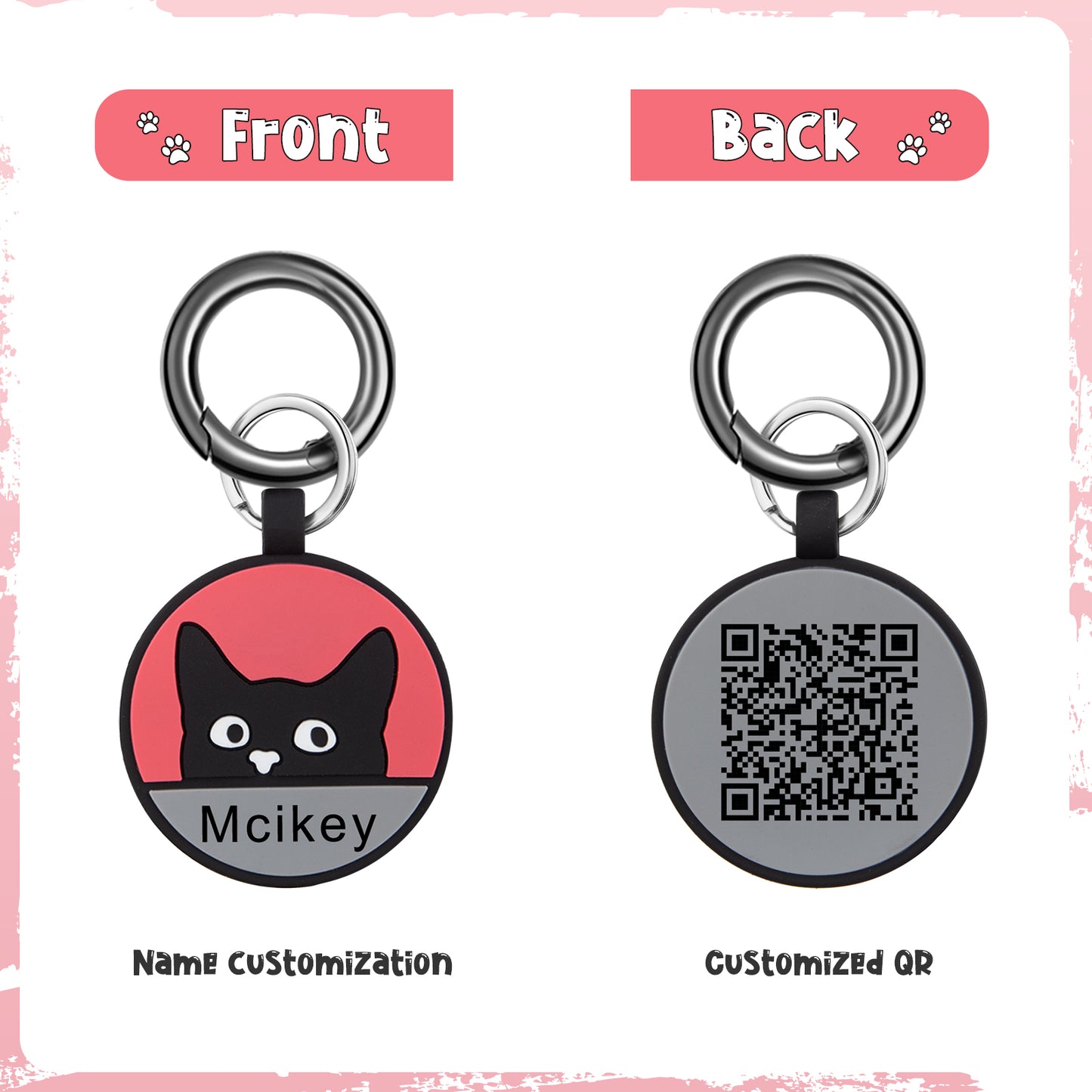 Custom Silica Gel Name Dog Tag