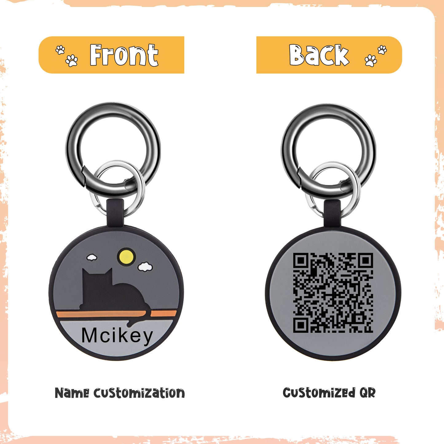 Custom Silica Gel Name Dog Tag