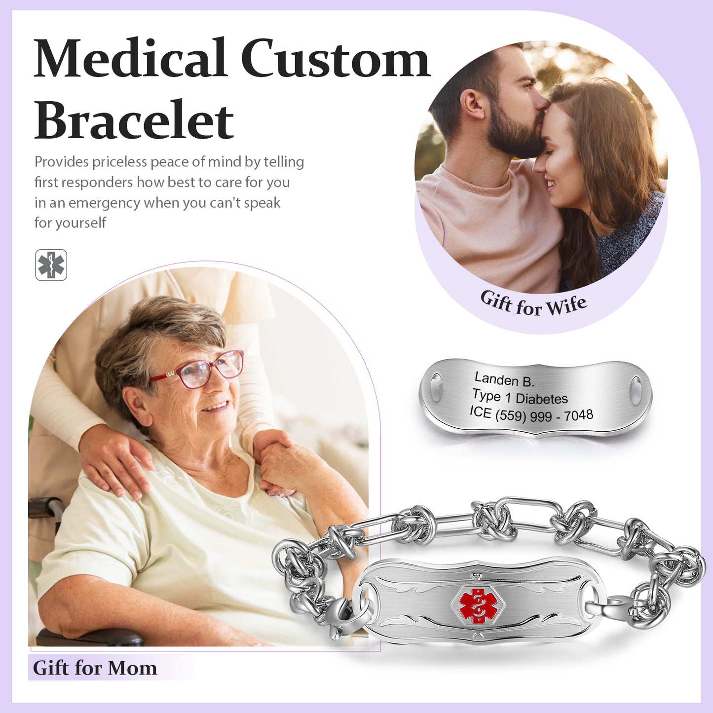 Custom Medical Bracelet