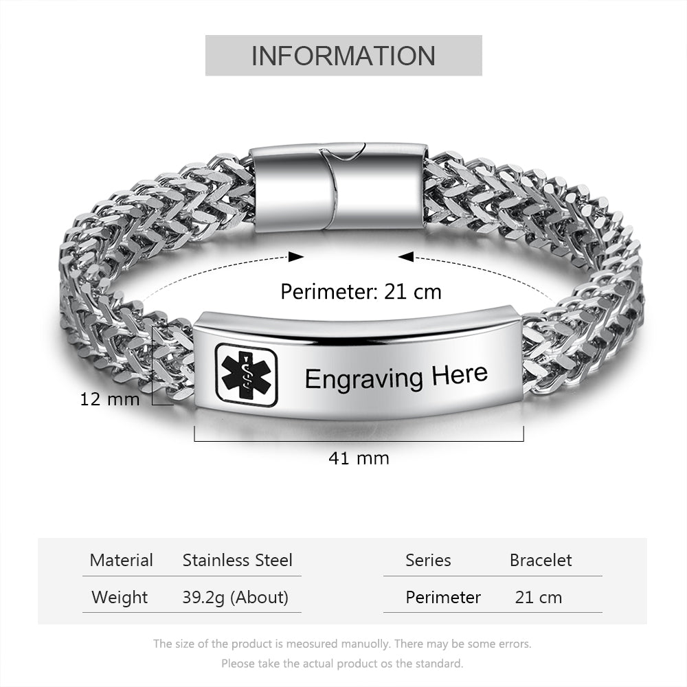 Custom Medical Bracelet