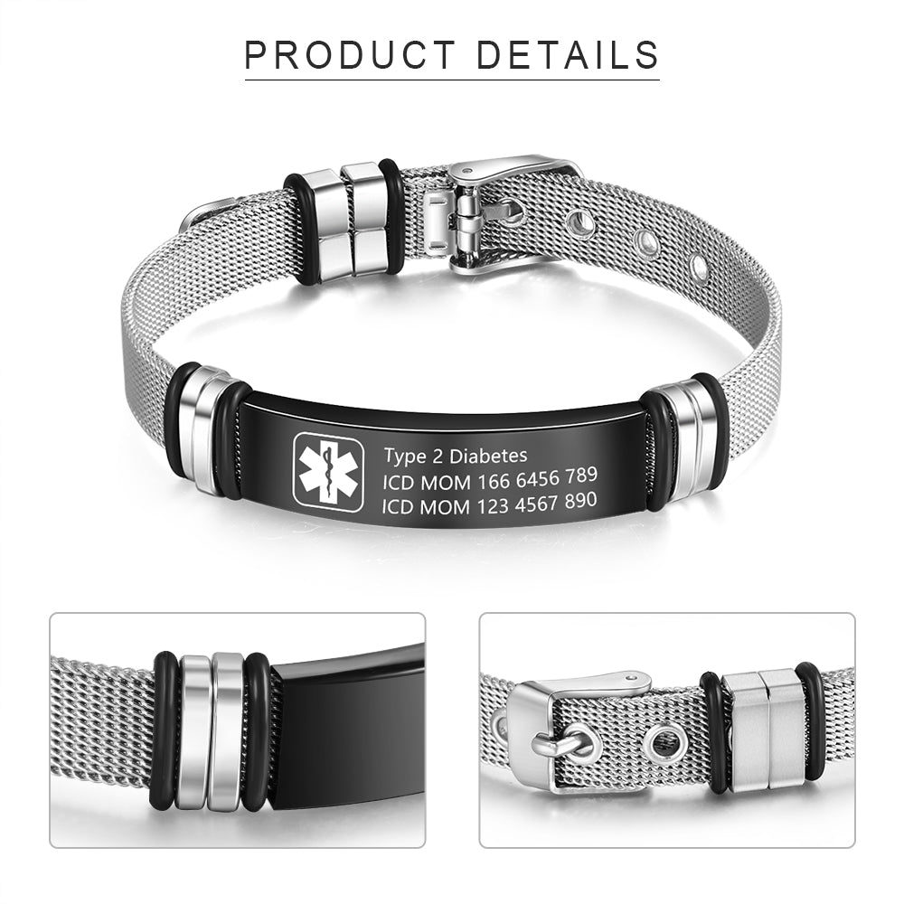 Custom Medical Bracelet