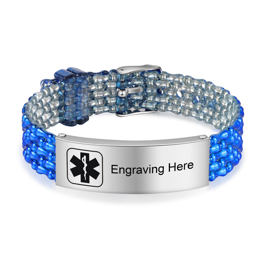 Custom Name Medical Bracelet