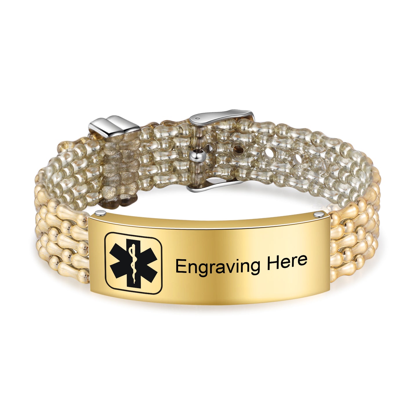 Custom Name Medical Bracelet