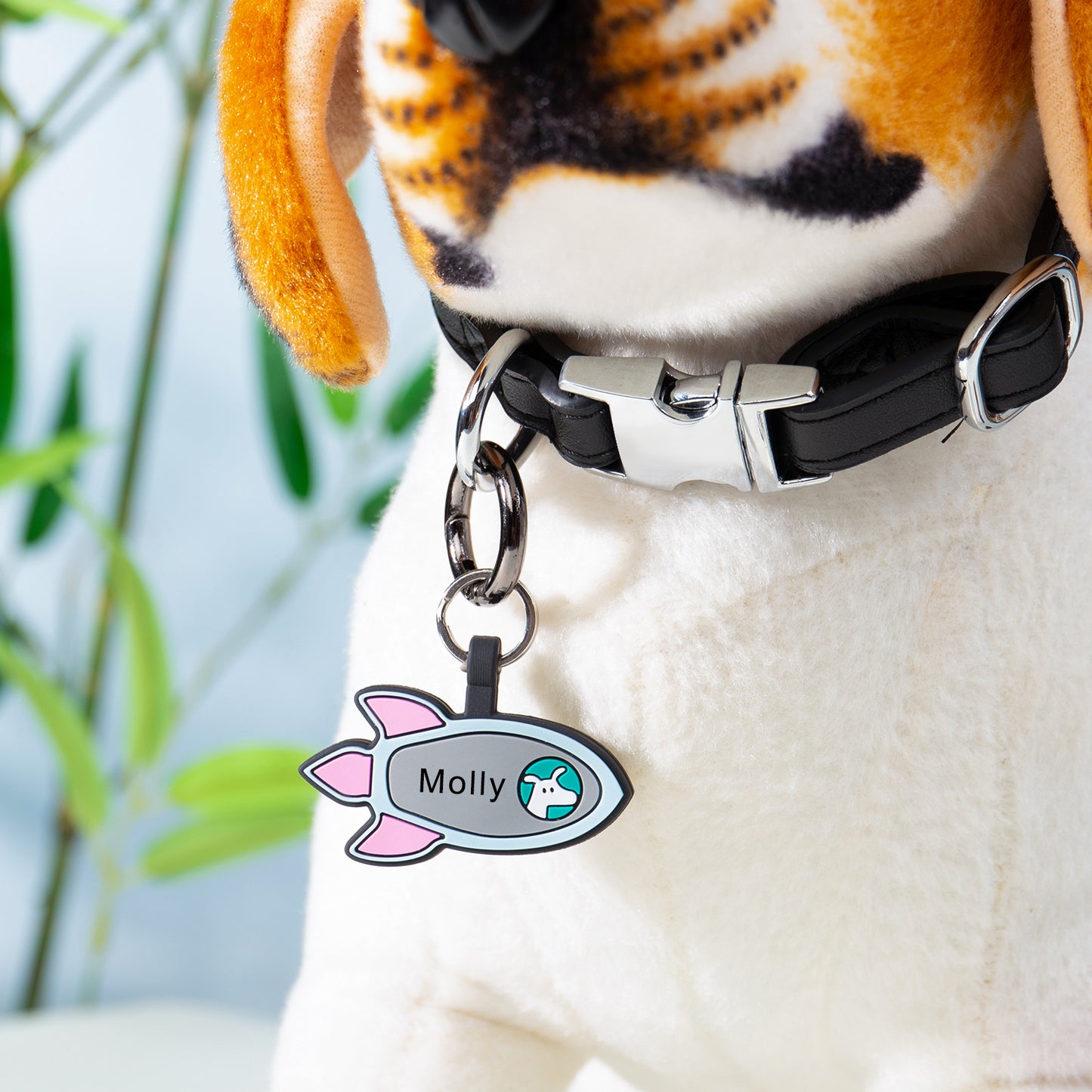 Personalized Rocket Dog Tag