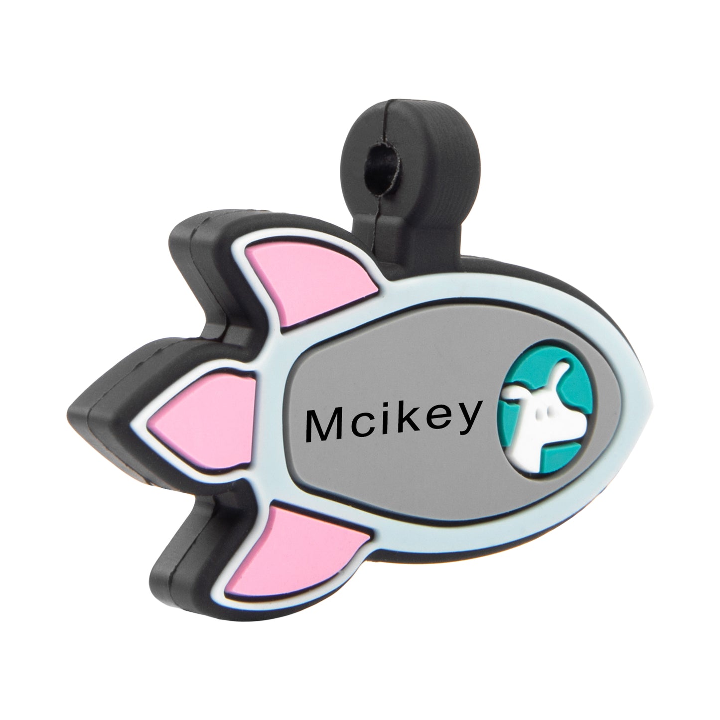 Personalized Rocket Dog Tag