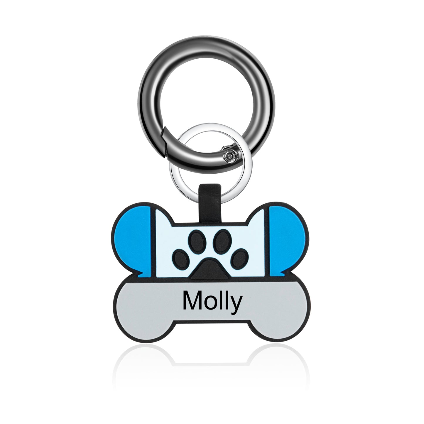 Personalized Silica Gel Bone Dog Tag