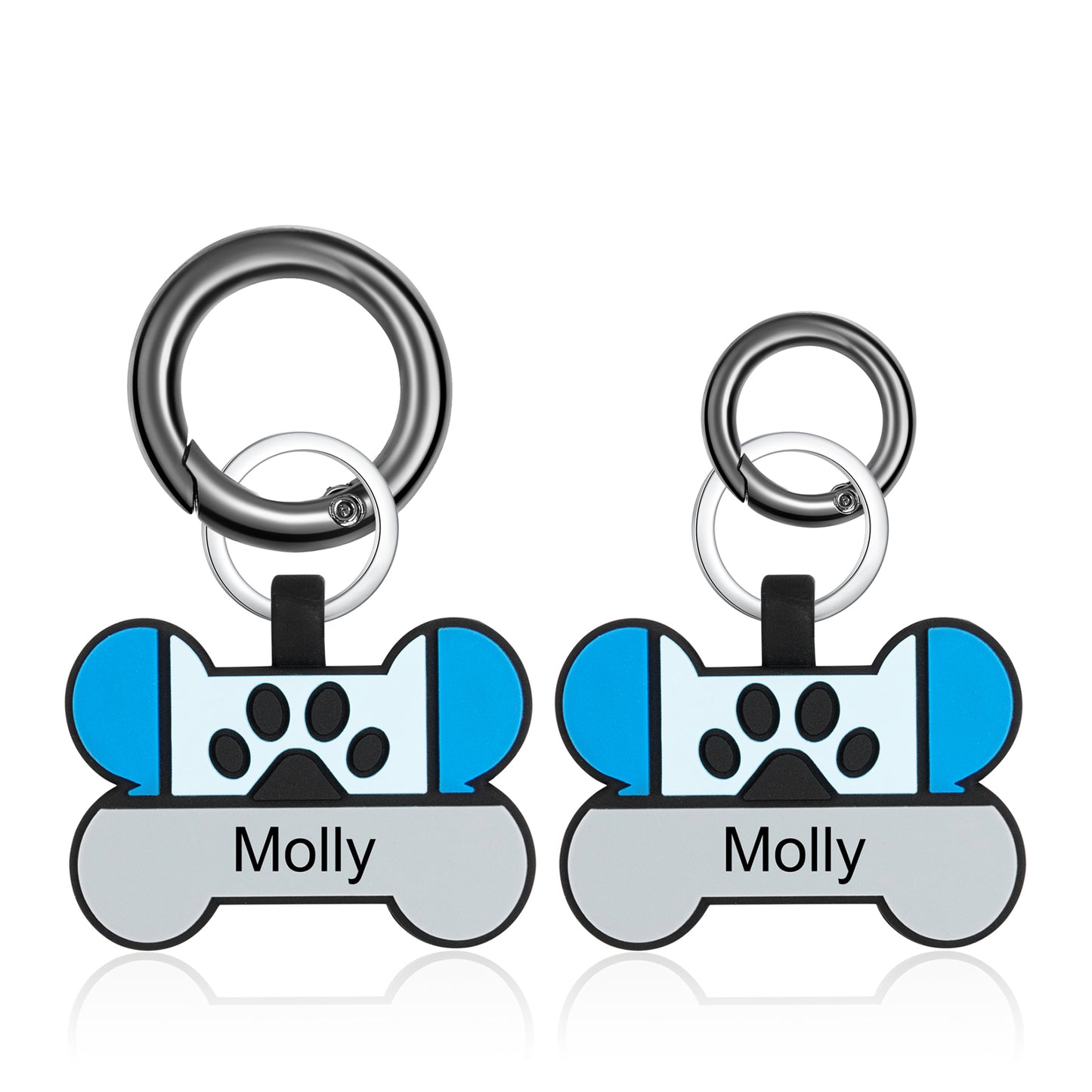 Personalized Silica Gel Bone Dog Tag