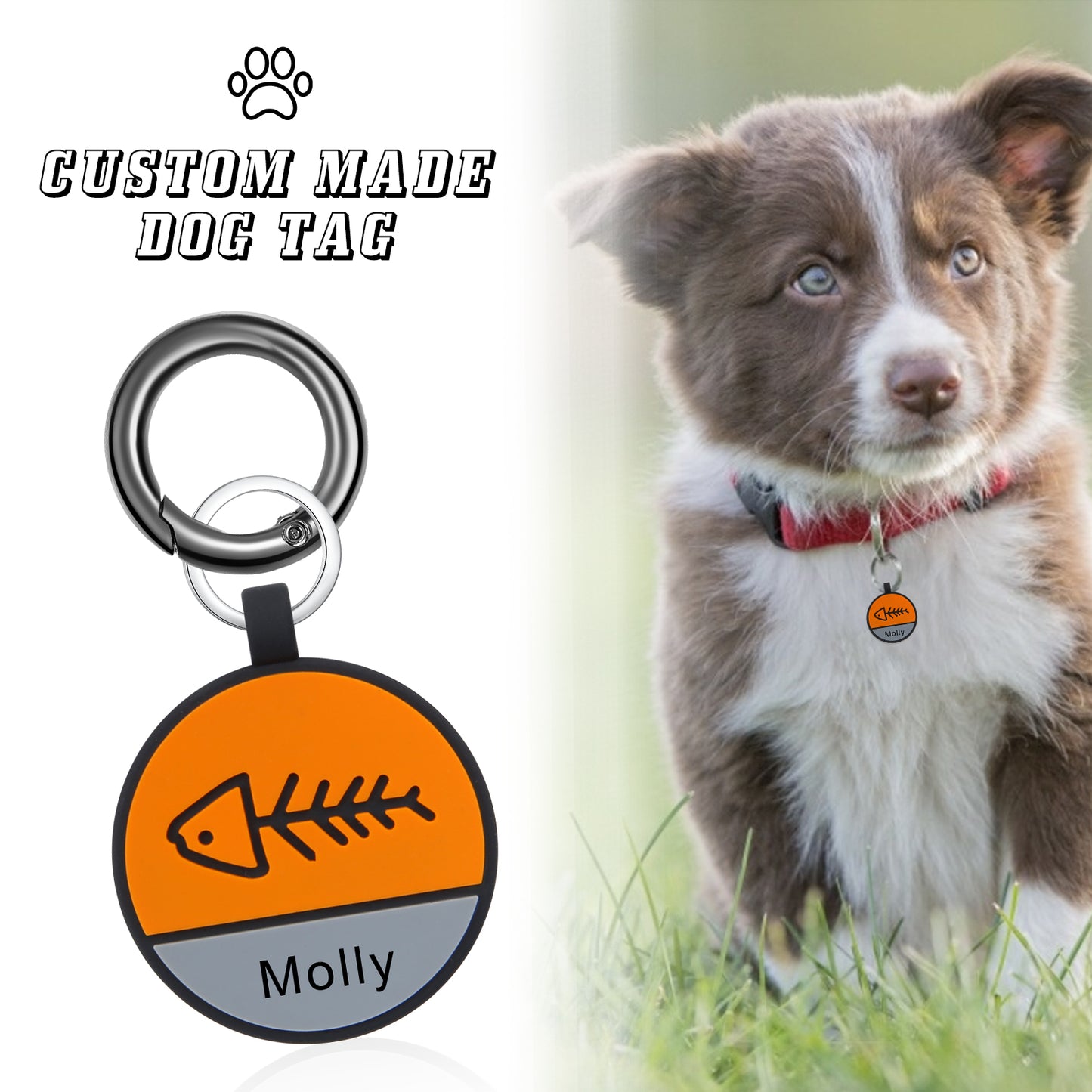 Personalized Silica Gel Dog Tag