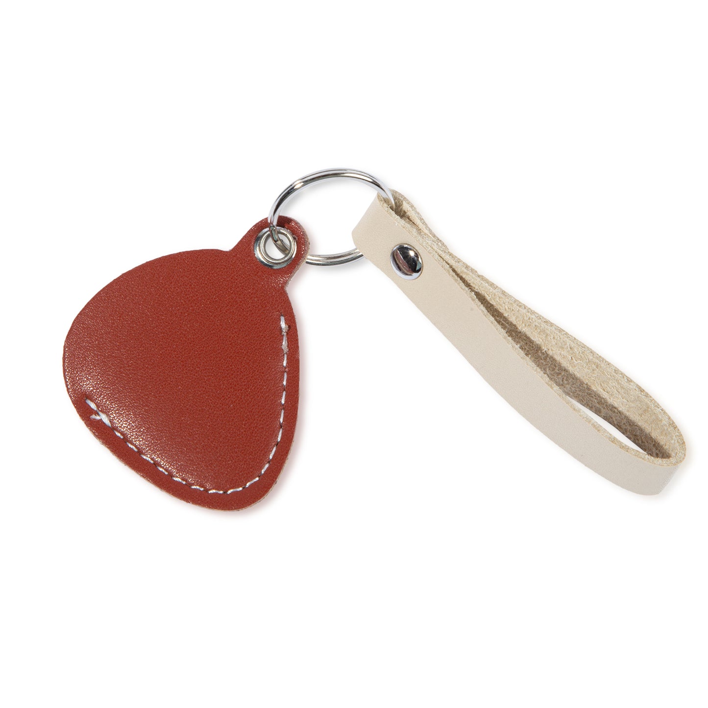 Custom Leather Keychain with Guitar Paddle