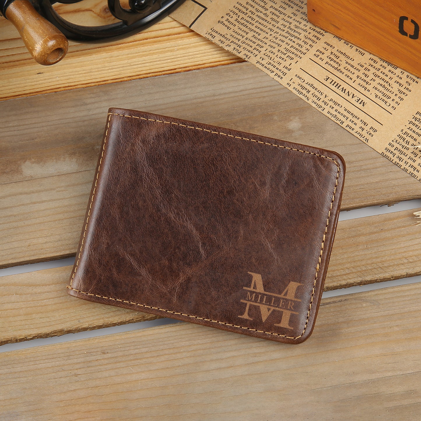 Custom Genuine Leather Wallet