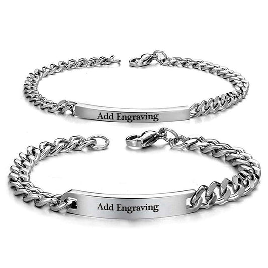 Stainless Steel Couple Bracelet