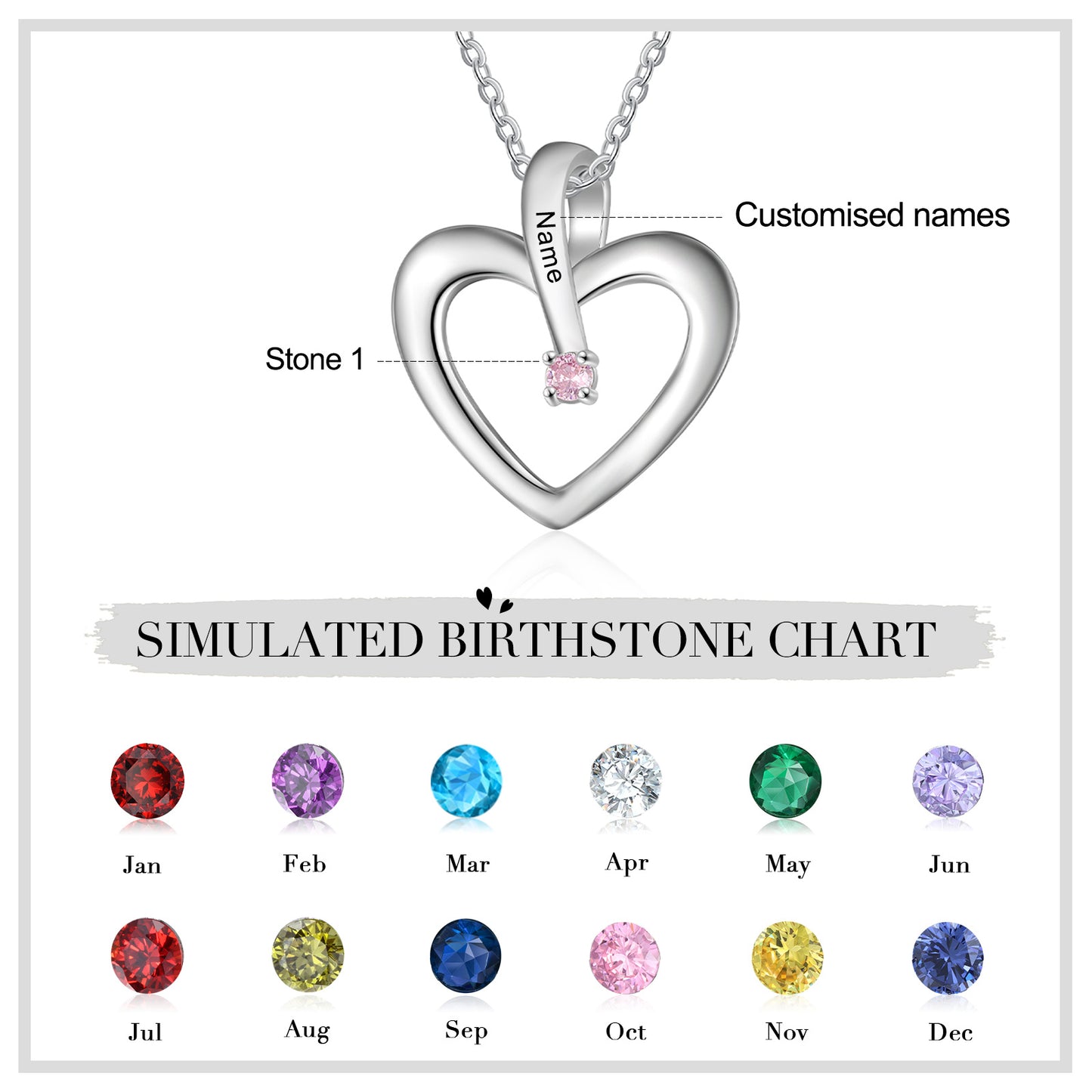 Custom Heart Necklace