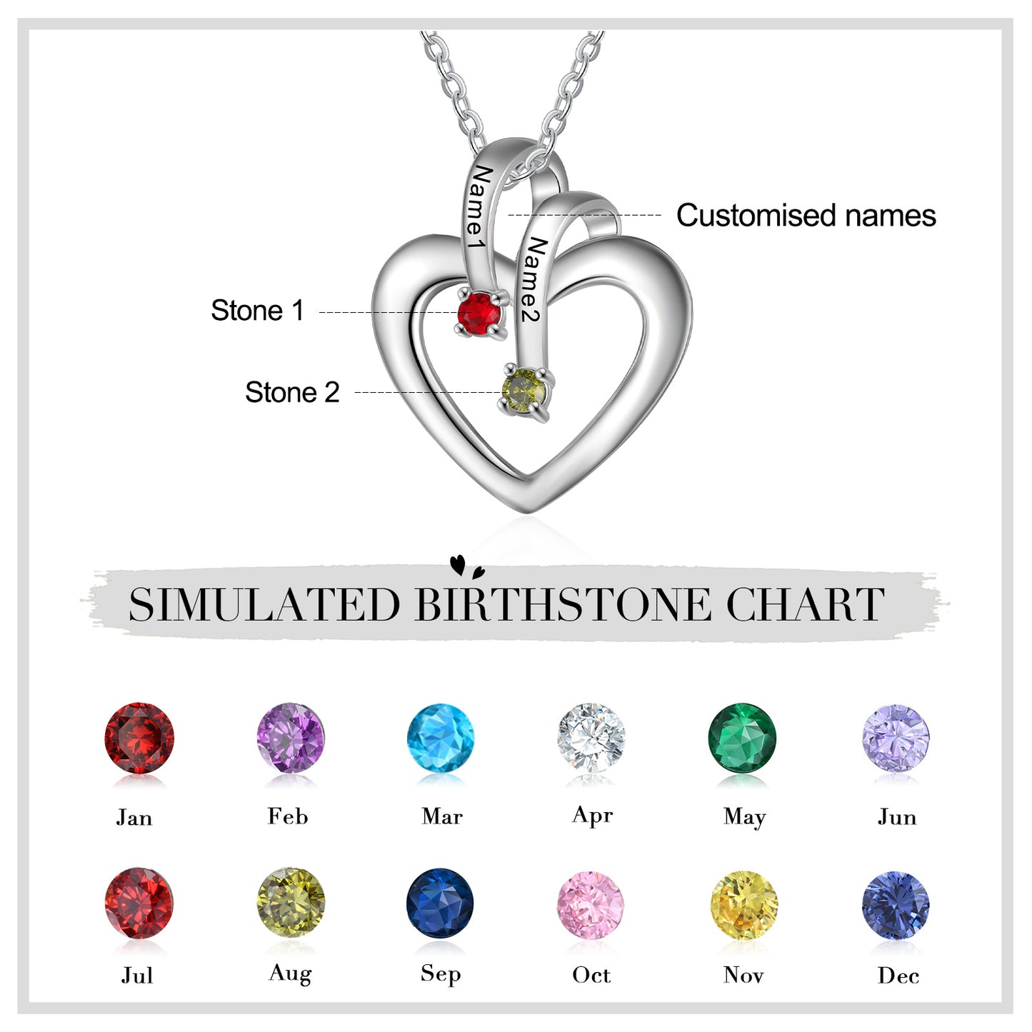 Custom Heart Necklace