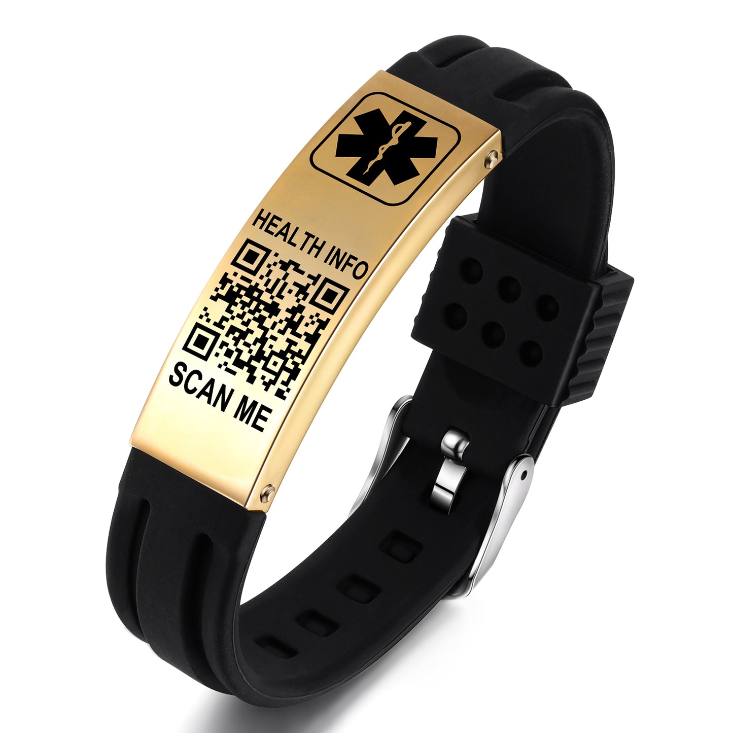 QR Code Medical Alert Bracelet