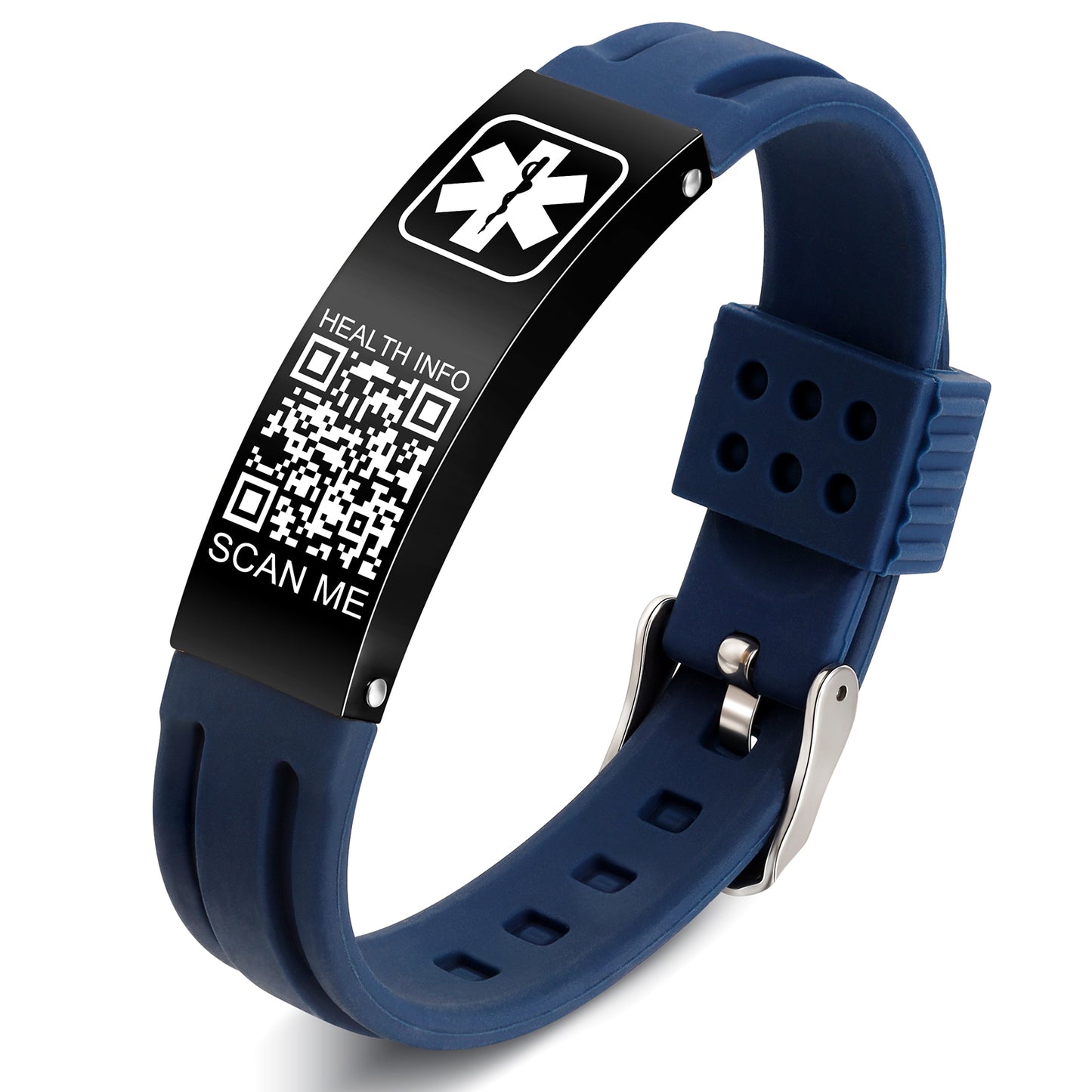 QR Code Medical Alert Bracelet