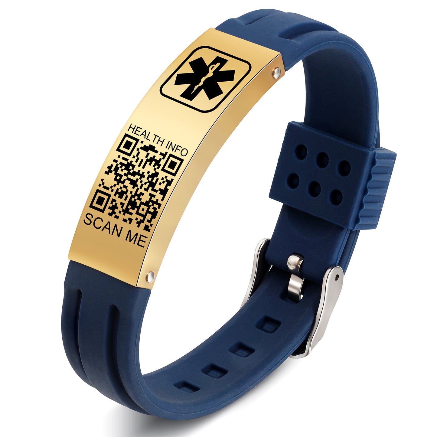 QR Code Medical Alert Bracelet