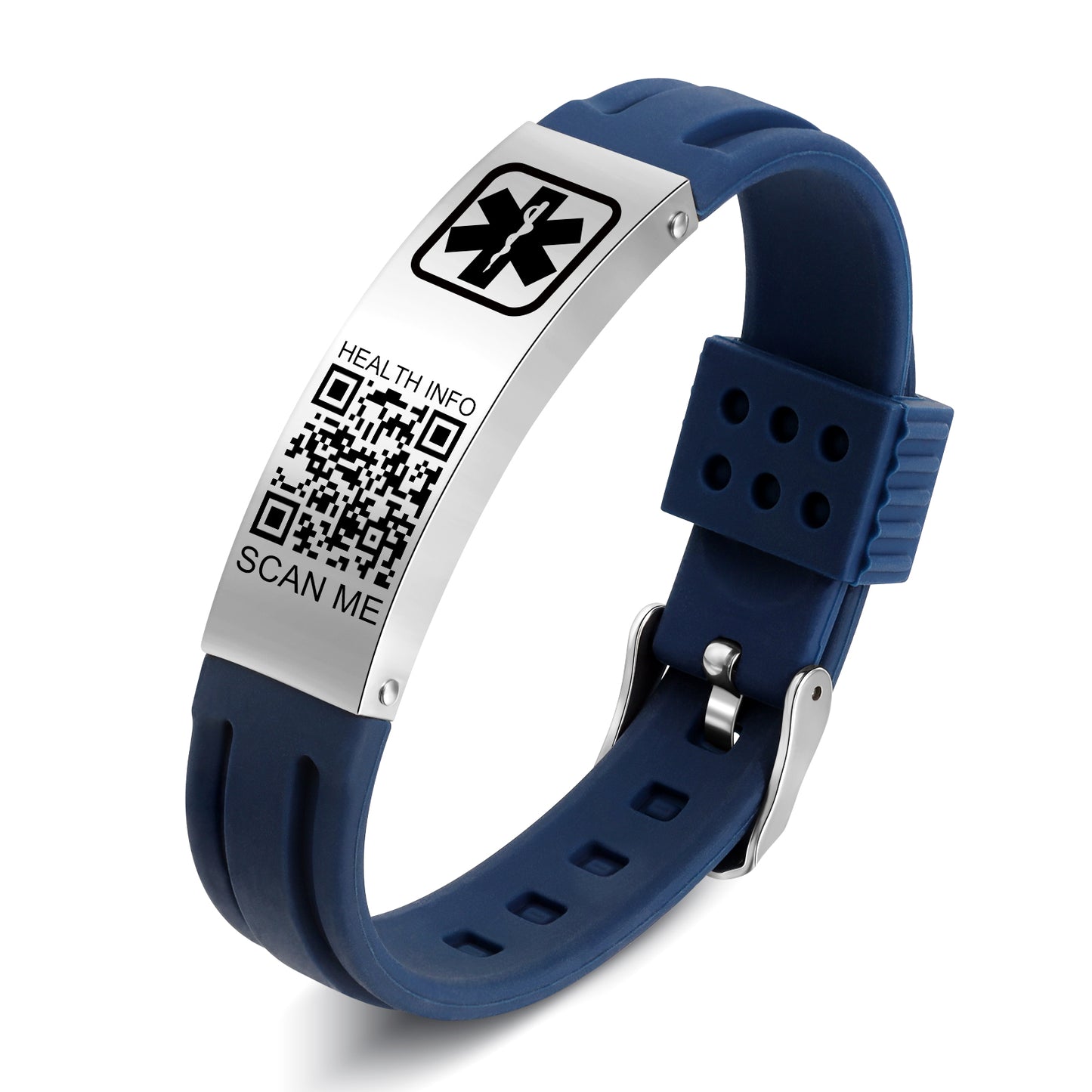 QR Code Medical Alert Bracelet