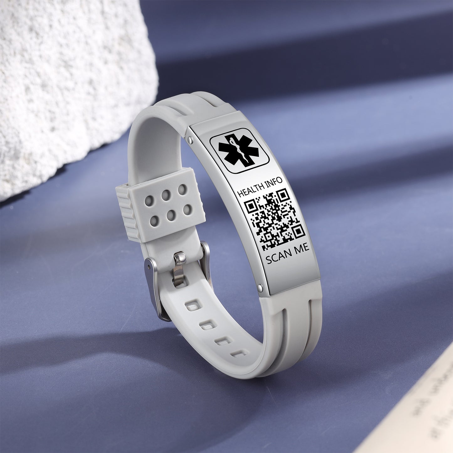 QR Code Medical Alert Bracelet