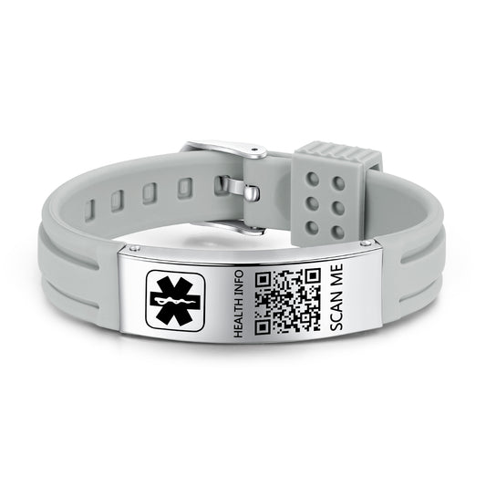 QR Code Medical Alert Bracelet