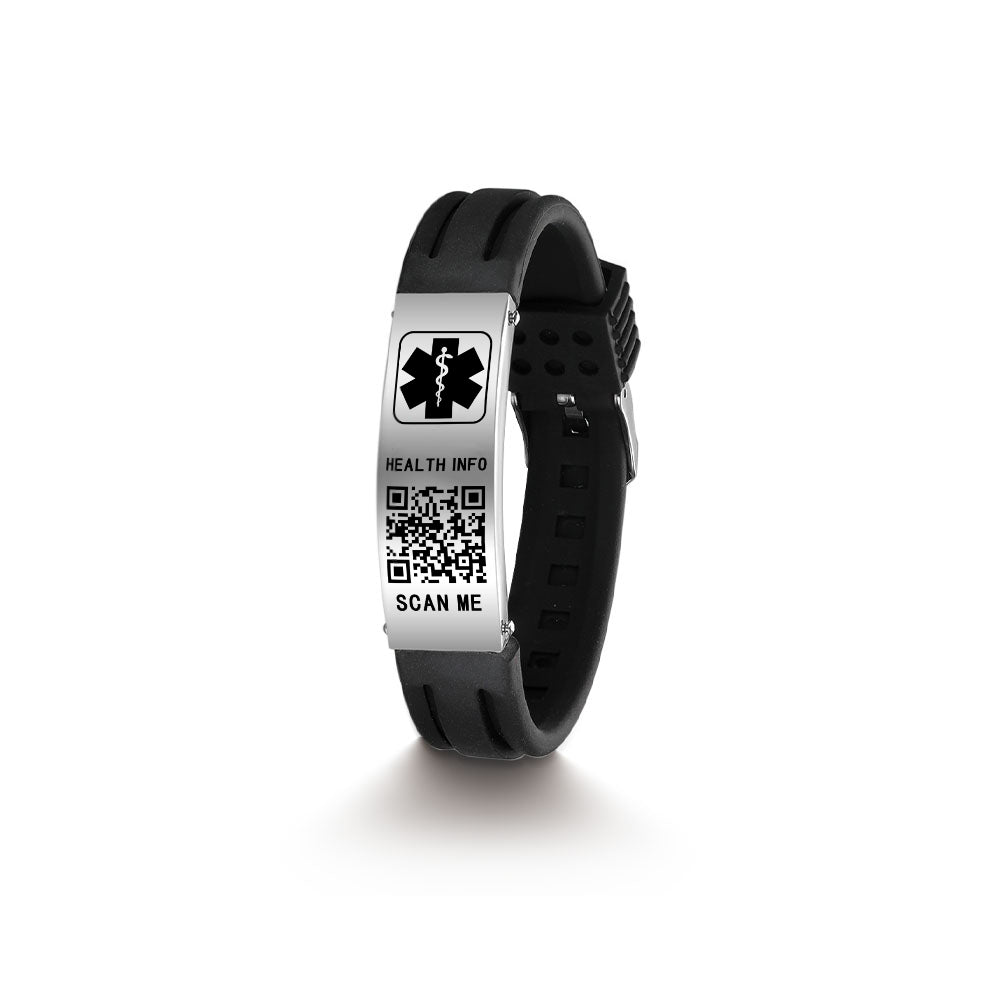 QR Code Medical Alert Bracelet