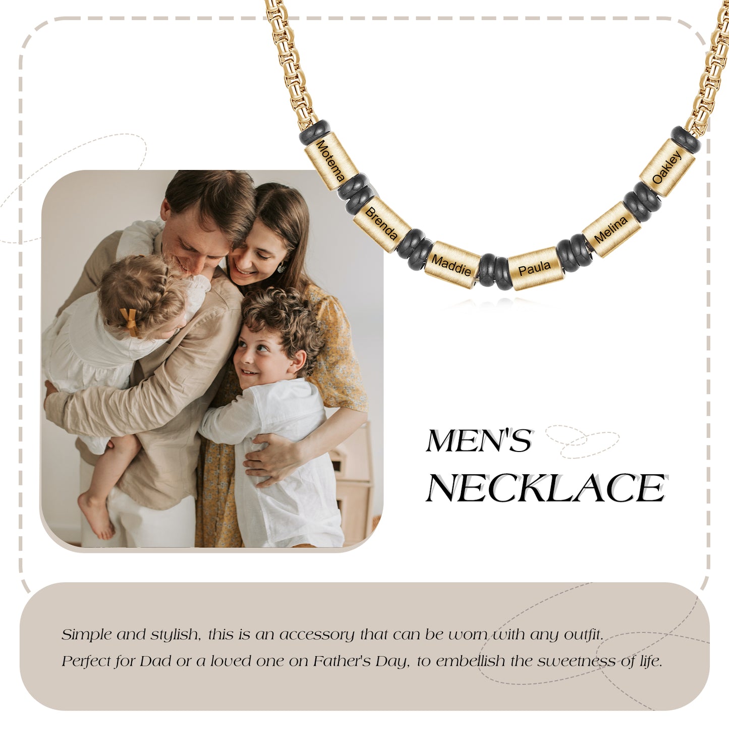 Custom Stainless Steel Men Necklace