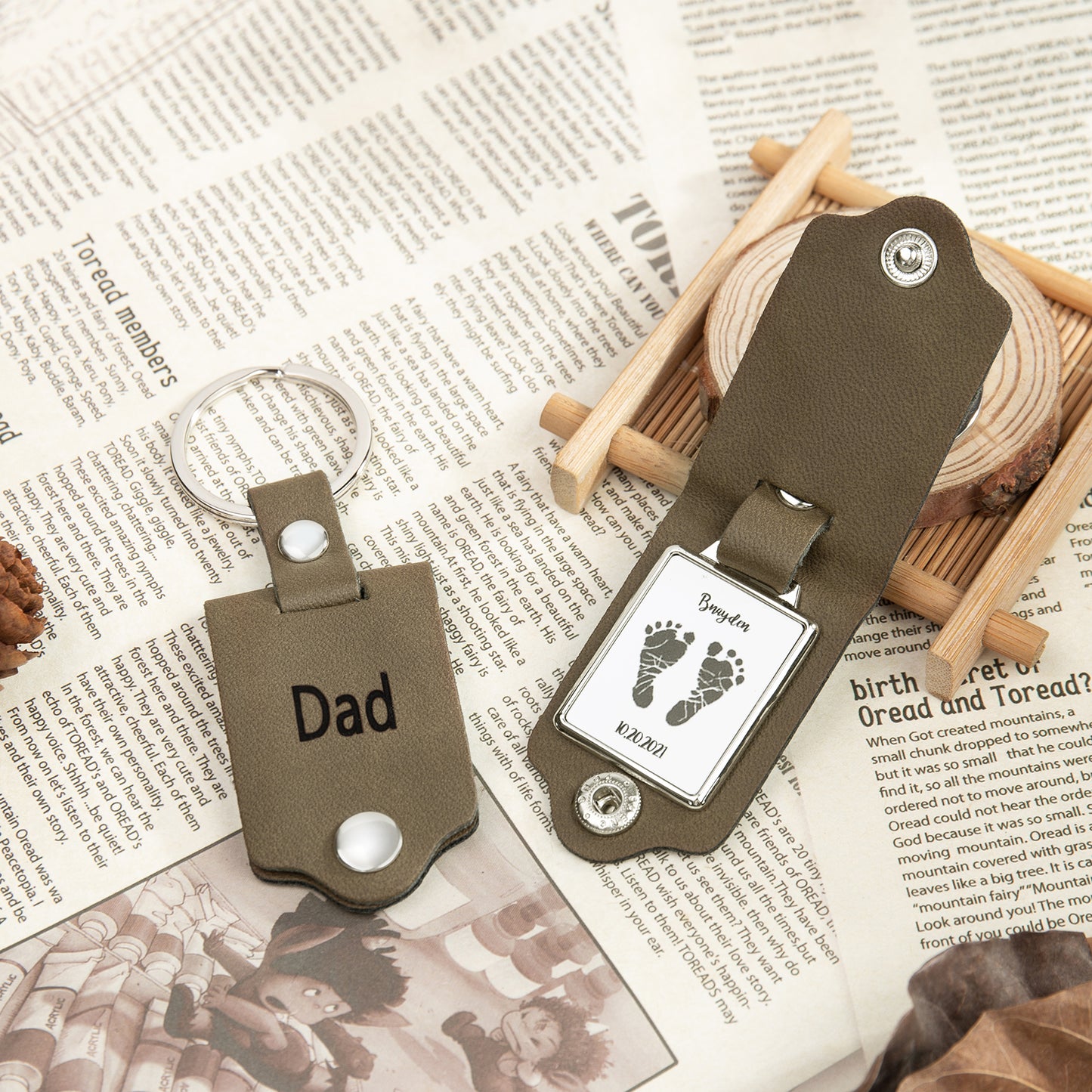 Custom Name Stainless Steel Keychain