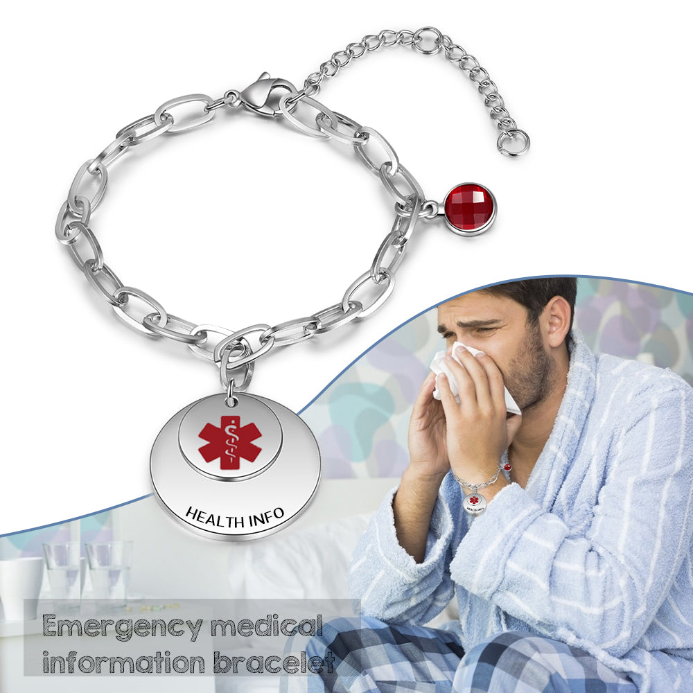 Stainless Steel Medical Bracelet