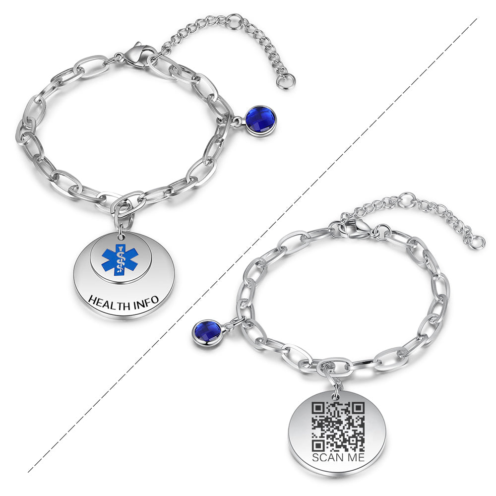 Stainless Steel Medical Bracelet