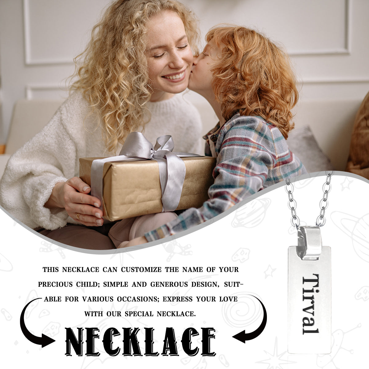 Custom Stainless Steel Child Necklace