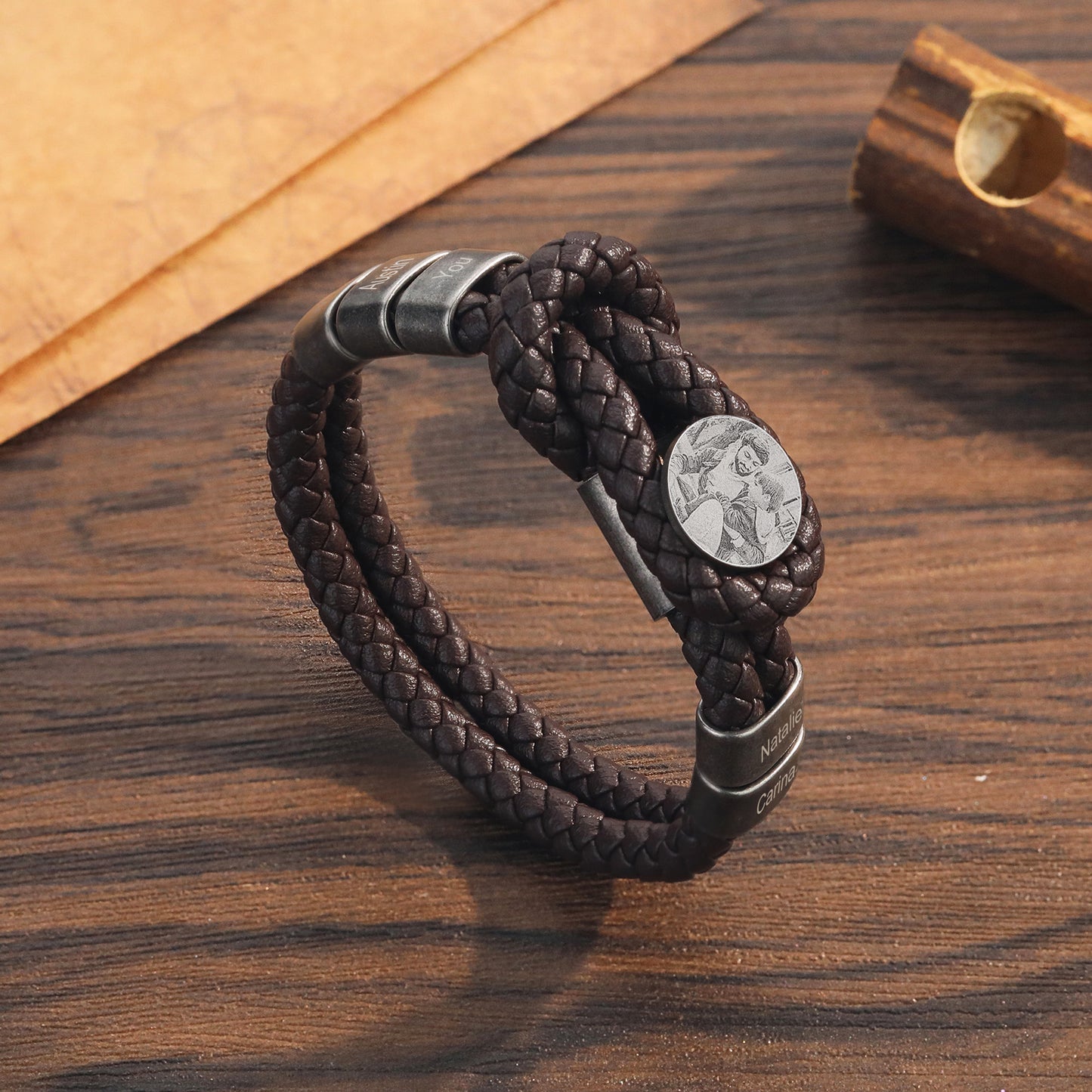 Custom Leather Bracelet