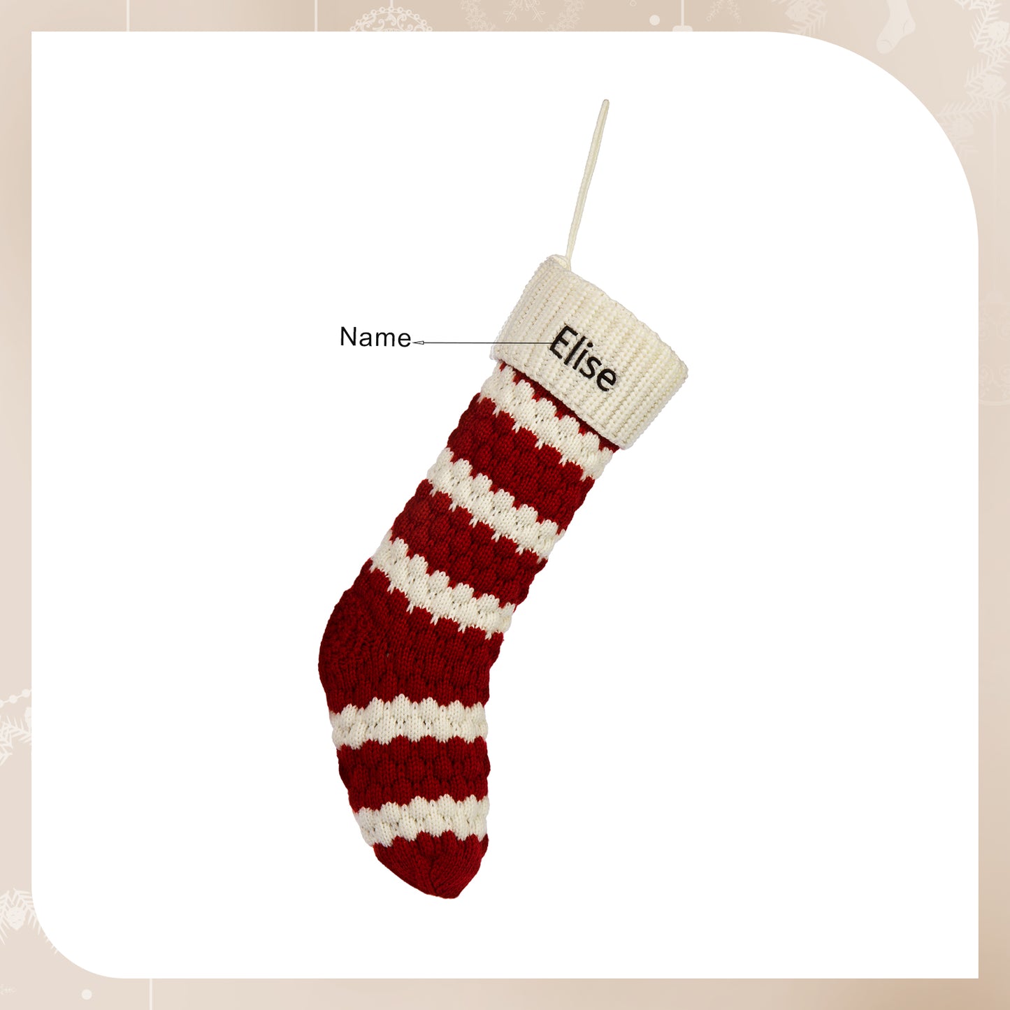 Custom Name Christmas stockings