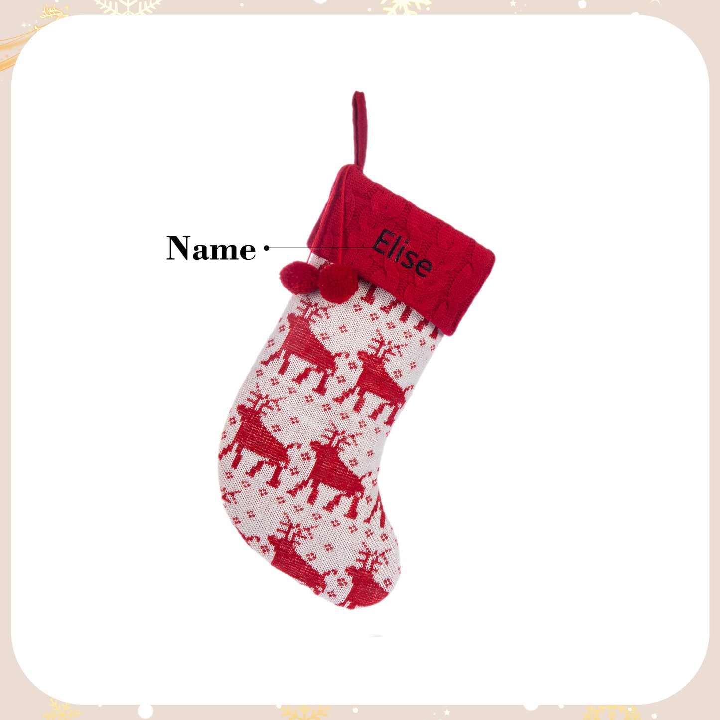 Custom Name Christmas stockings