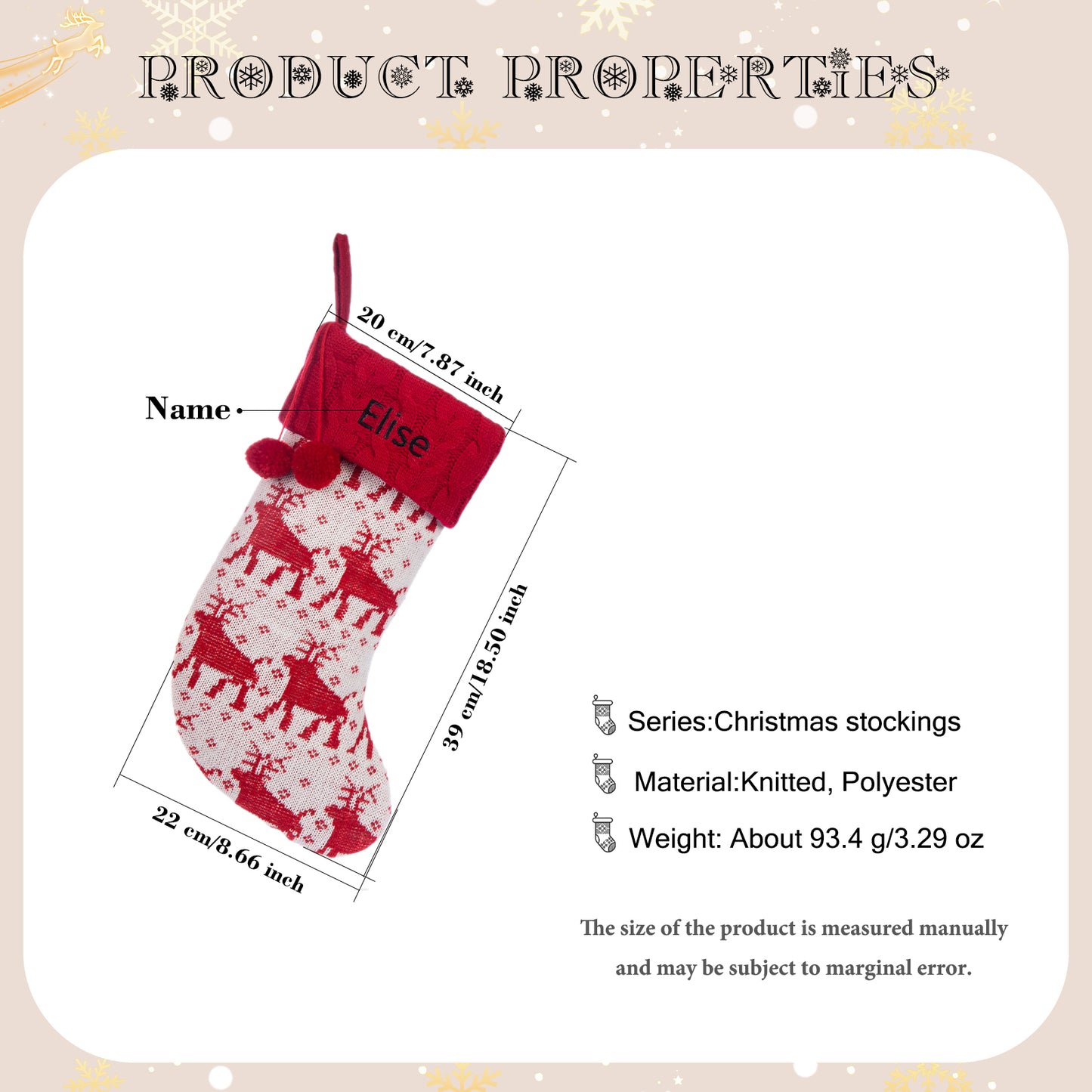 Custom Name Christmas stockings